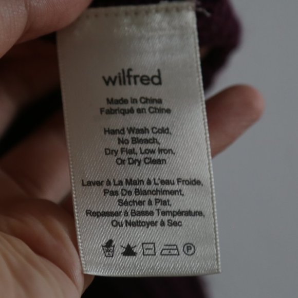 Wilfred 100% Wool Palmier Sleeveless Knit Sweater Tunic Style Shirt - Picture 5 of 7